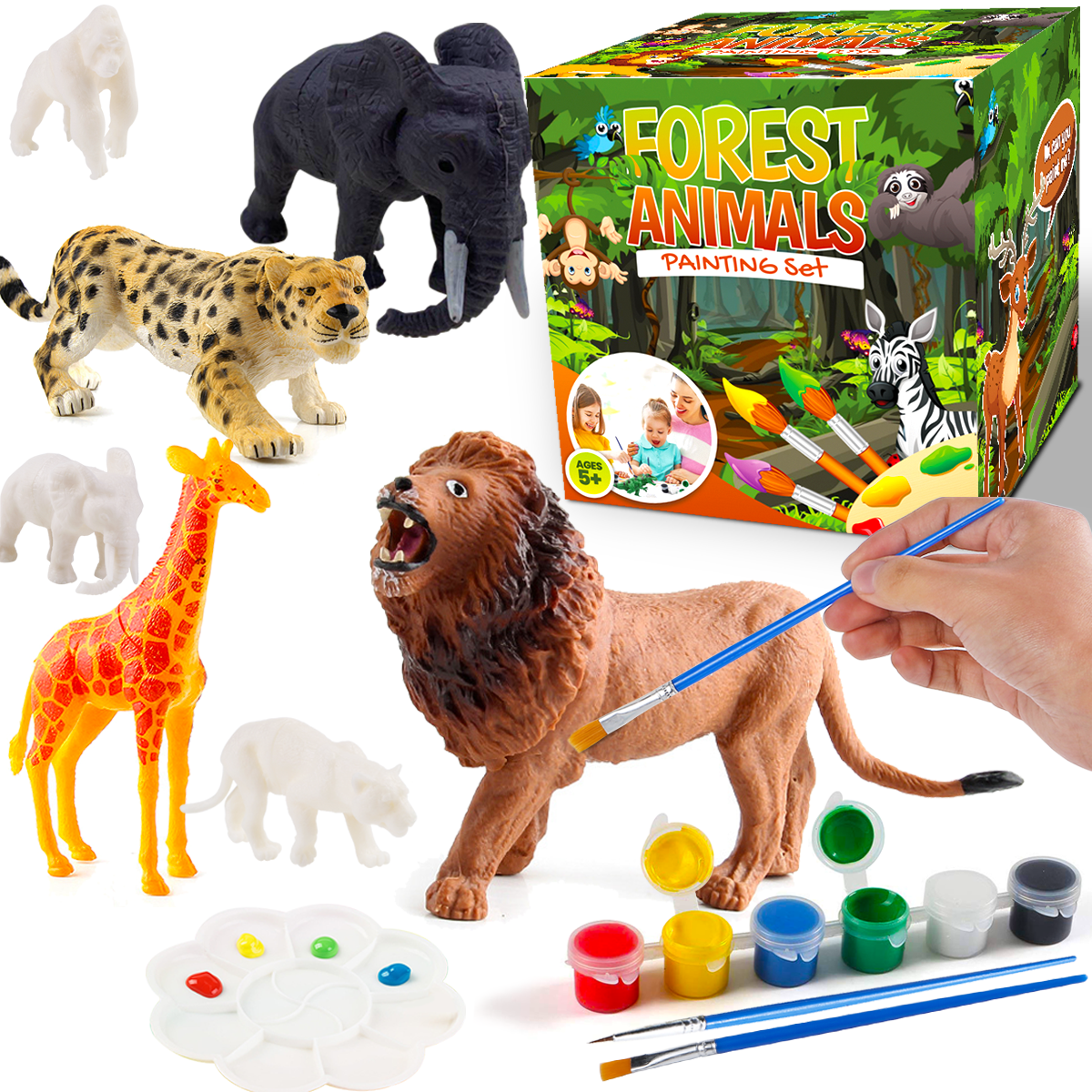 Paint Your Own Forest Animals Painting Kit