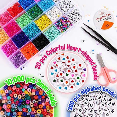  170~210pcs Cute Assorted Beads for Jewelry Making