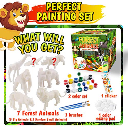 Paint Your Own Forest Animals Painting Kit | Funzbo™