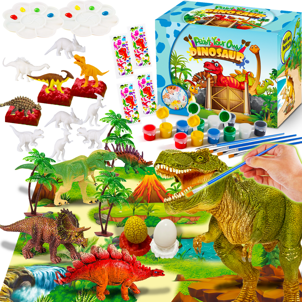 Kids Crafts and Arts Set Painting Kit - Dinosaurs Toys Art and